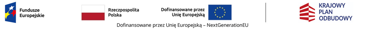 Baner z informacją o dofinansowaniu z Unii Europejskiej